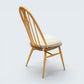 4 Ercol Swan Bow Back Dining Chairs Windsor Bow Light Finish FREE UK Delivery*