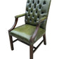 Vintage leather Gainsborough Georgian style desk chair