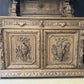 French Carved Oak Hunting Sideboard