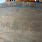 Vintage Mahogany Oval Wall Mirror
