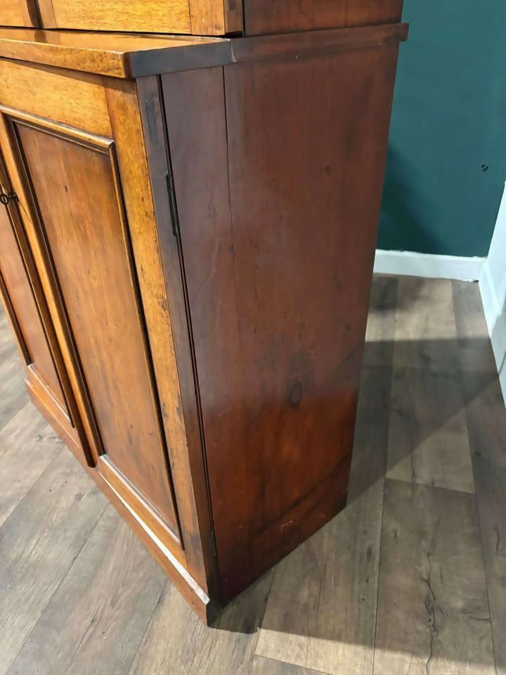 Victorian mahogany chiffonier bookcase 5