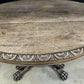 French Carved Oak Hunting Table