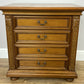 Pair of Bedside Tables Vintage French Nightstands 4 Drawers Cabinets LOT 6315