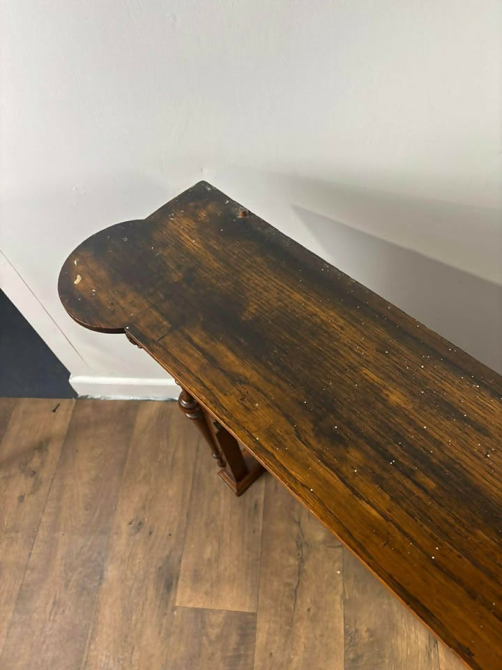 Victorian Mahogany Carved Mirror