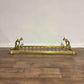 Victorian Ornate Brass Fender1