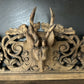 French Carved Oak Hunting Sideboard
