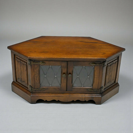 Old Charm TV Stand Corner Video Cabinet "Light Oak" Clean FREE UK Delivery*. SBR11125/3010E