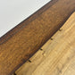 Coat Rack Vintage French Oak 6 Brass Hooks Wall Shelf Coat Hanger LOT 6552