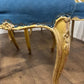 Set of Five Antique French Rococo Style Gilt Dining Chairs