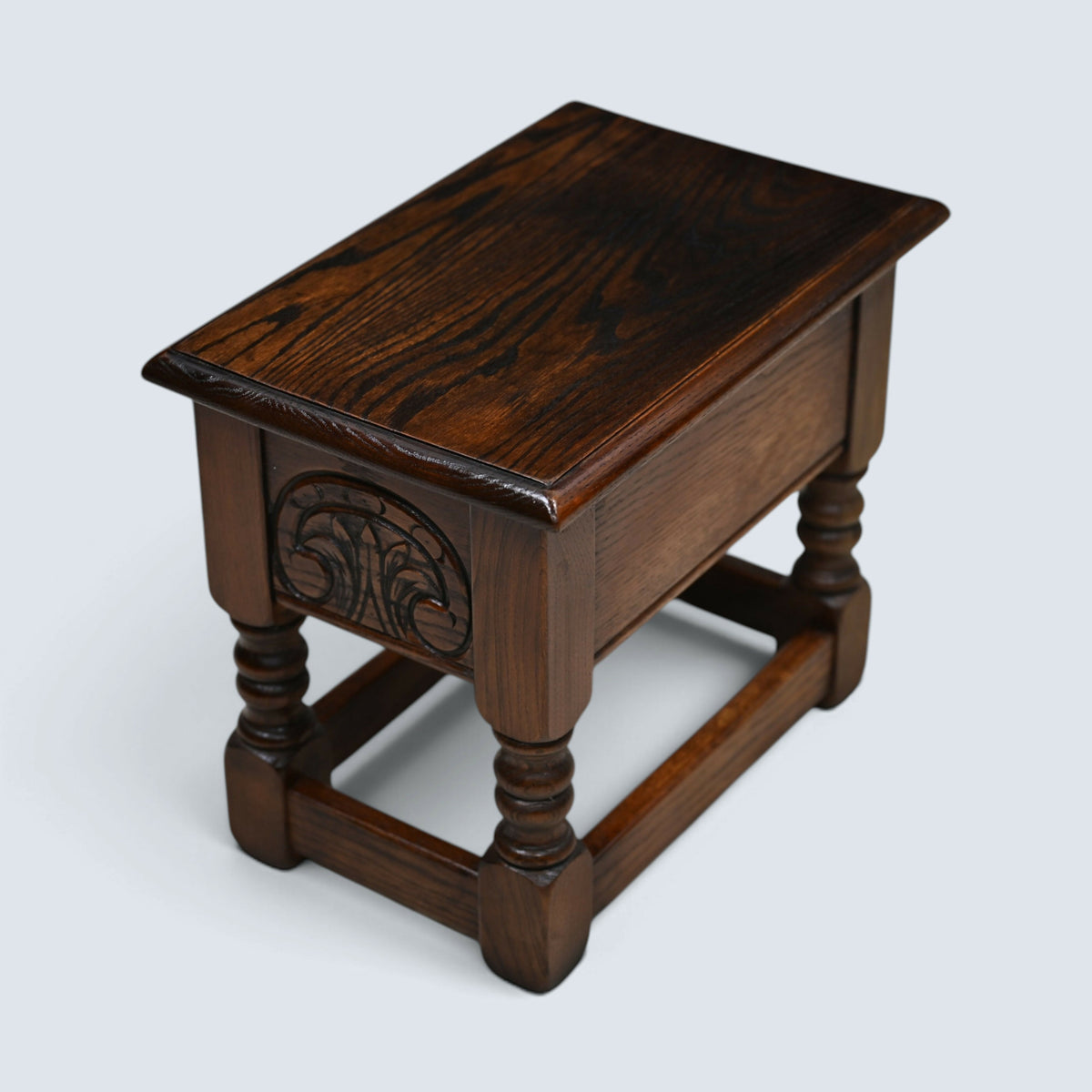 Old Charm Oak Slipper Box Footstool Model 2034 FREE UK Delivery*