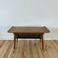 Horatio Myer & Co Bentwood Sleigh Teak And Beech Frame Mid Century Coffee Table