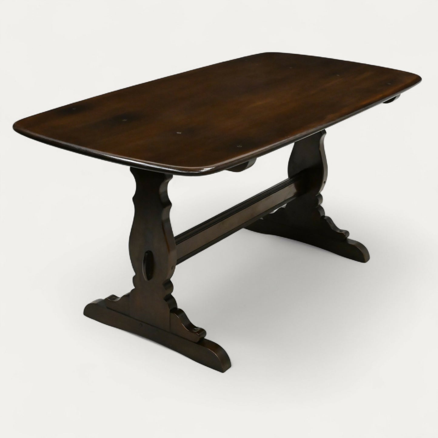 Ercol Refectory Plank Top Dining Table Retro Traditional Finish FREE UK Delivery. SBR10784/0108E