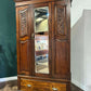 Edwardian Walnut Wardrobe8