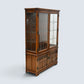 Old Charm Display Cabinet 3 Shelves Tudor Brown Finish #2155 FREE UK Delivery*