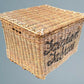 A Large Antique Wicker Log Basket