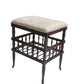 Antique Mahogany late Victorian spindle stool