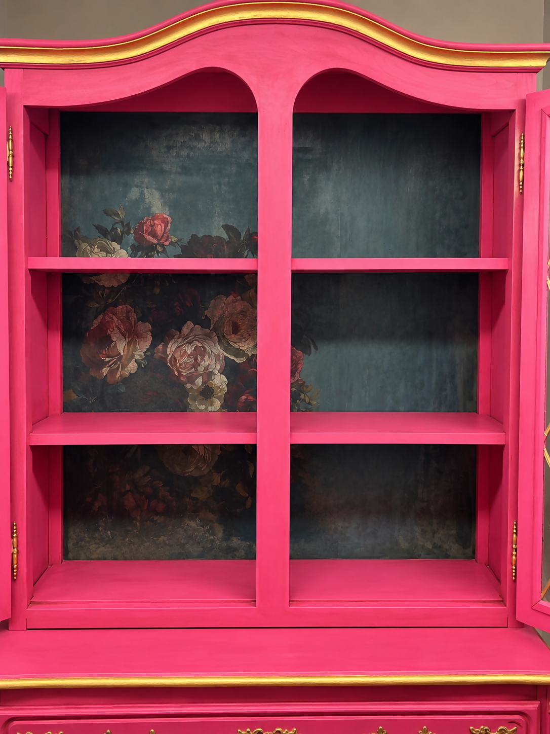 Vintage French display drinks cocktail cabinet