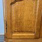 Wardrobe Vintage French Louis XVI Style Oak Four Door Armoire LOT 4814