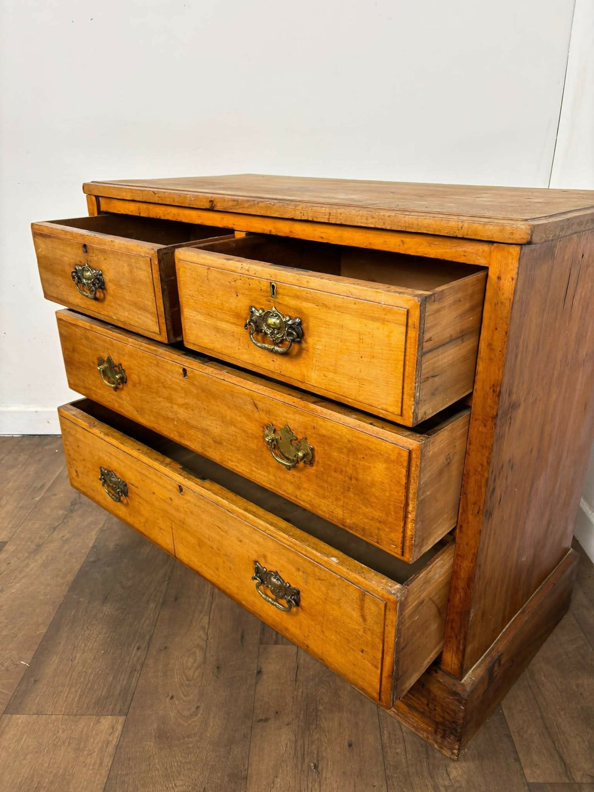 Edwardian Satinwood Chest Of Drawers