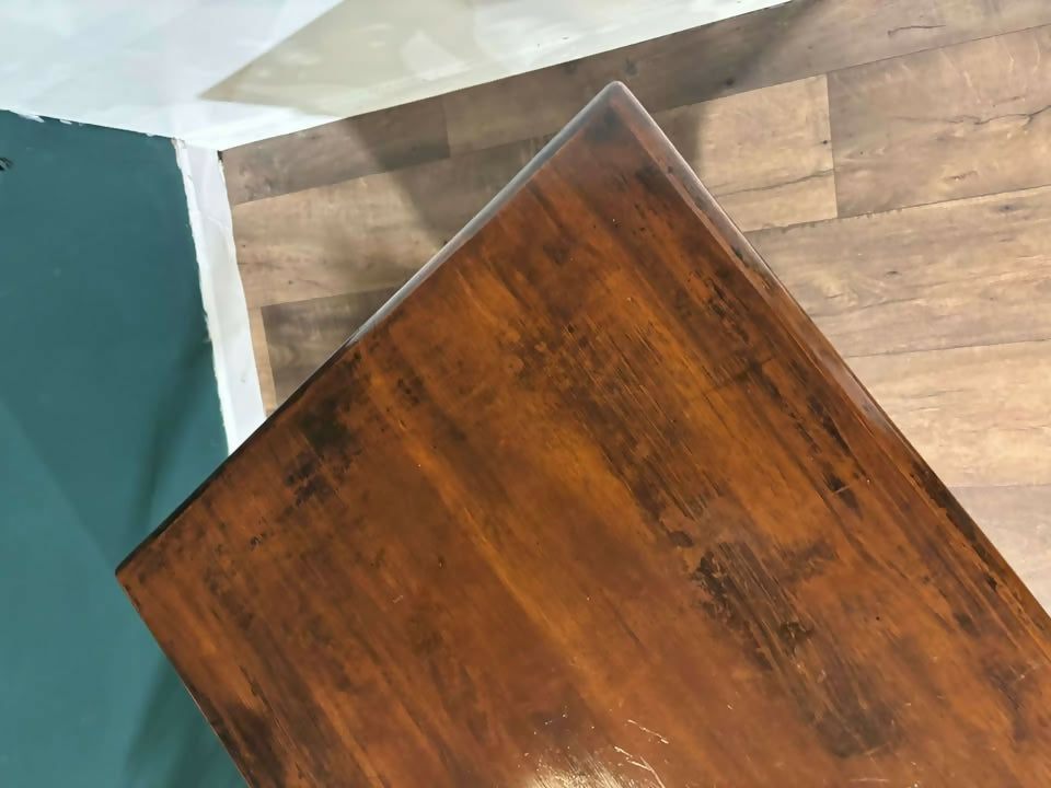 Victorian Cast Iron Pub Table With Mahogany Top
