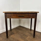 Vintage Oak Rustic Table With Drawer