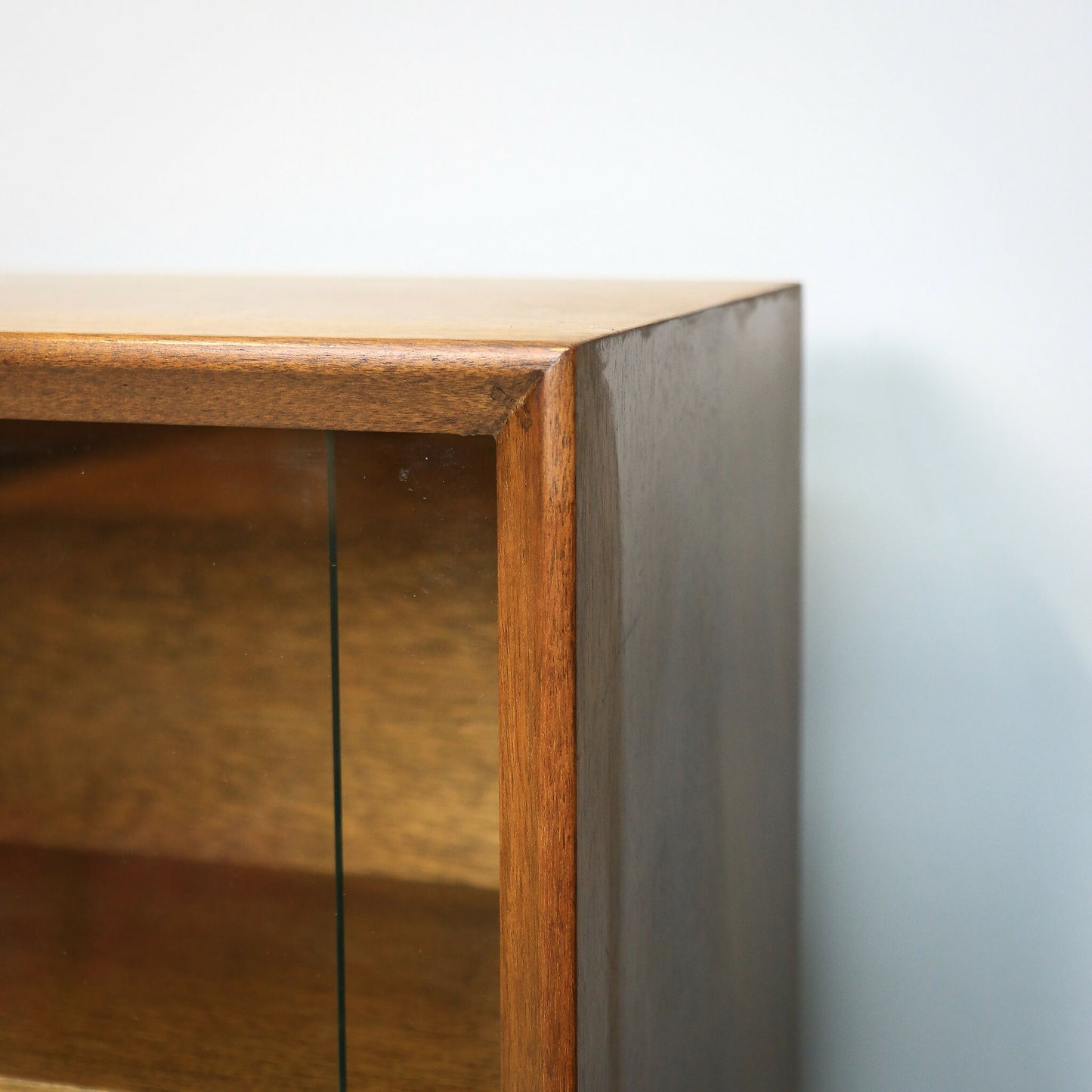 Herbert Gibbs Bookcase in Teak with Four Glazed Doors Mid Century
