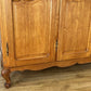 Wardrobe Vintage French Louis XVI Style Oak Four Door Carved Armoire LOT 4979