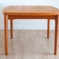 Mid century retro Danish oak dining table