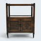 Jaycee Tea Trolley on Casters with Carved Cupboard Doors FREE UK Delivery*