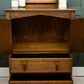 Art Deco Solid Oak Tallboy - Linen Cabinet - Cupboard Drawers