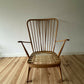 Vintage Ercol Windsor Low Easy Chair Blue Label