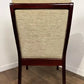 Vintage High Back Upholstered Armchair