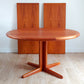 Mid century retro Danish round dining table