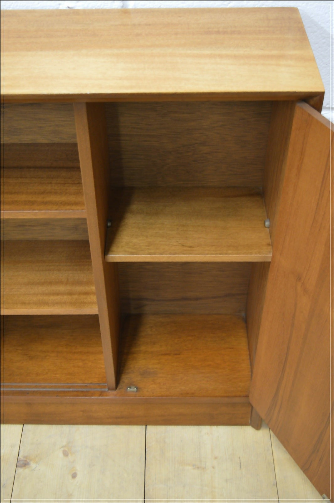 Vintage sideboard bookcase teak Herbert Gibbs EON mid century danish