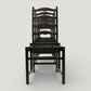 Set of 6 1970s Ercol Ladderback Dining Chairs Dark Finish FREE UK Delivery*