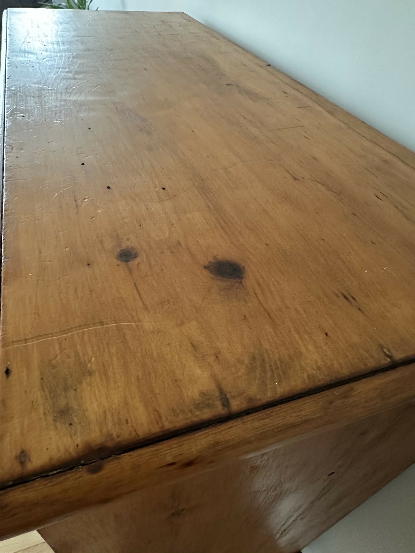 Antique Victorian Pine Chest of Drawers Rustic Solid Pine Chest of Drawers