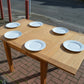Solid Oak Extendable Dining Table Vintage