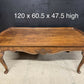Fine Burr Walnut Coffee Table