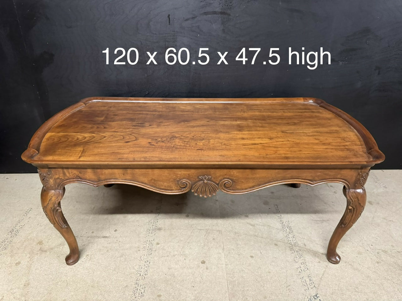 Fine Burr Walnut Coffee Table