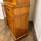 Reproduction Yew Wood Bookcase