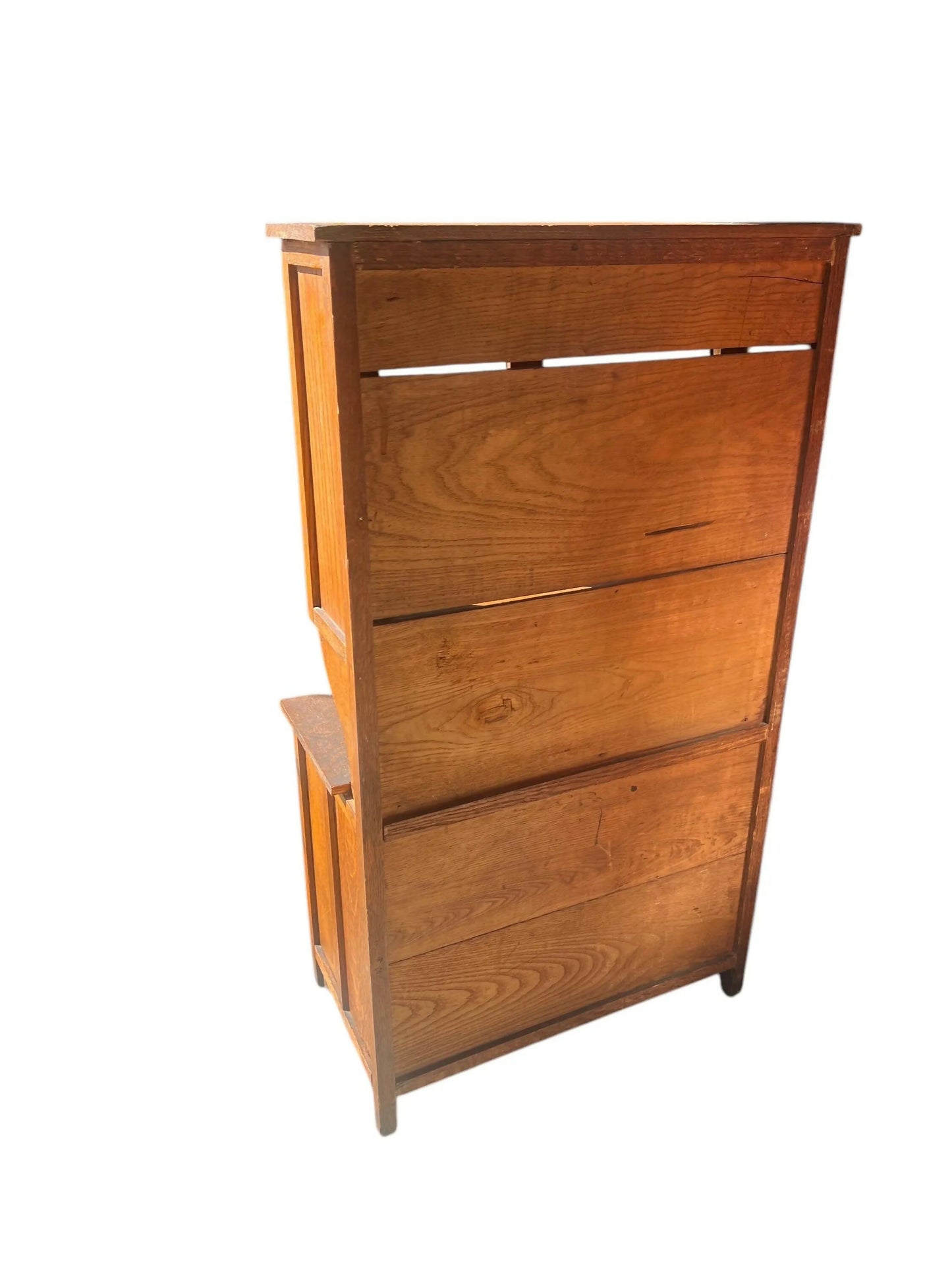 Antique Oak Apprentice piece small cabinet cupboard