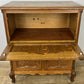 Cabinet Vintage French Louis XIV Style Oak Sideboard Carved Cupboard LOT 6249