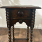 Vintage Oak Barley Twist Plant Stand