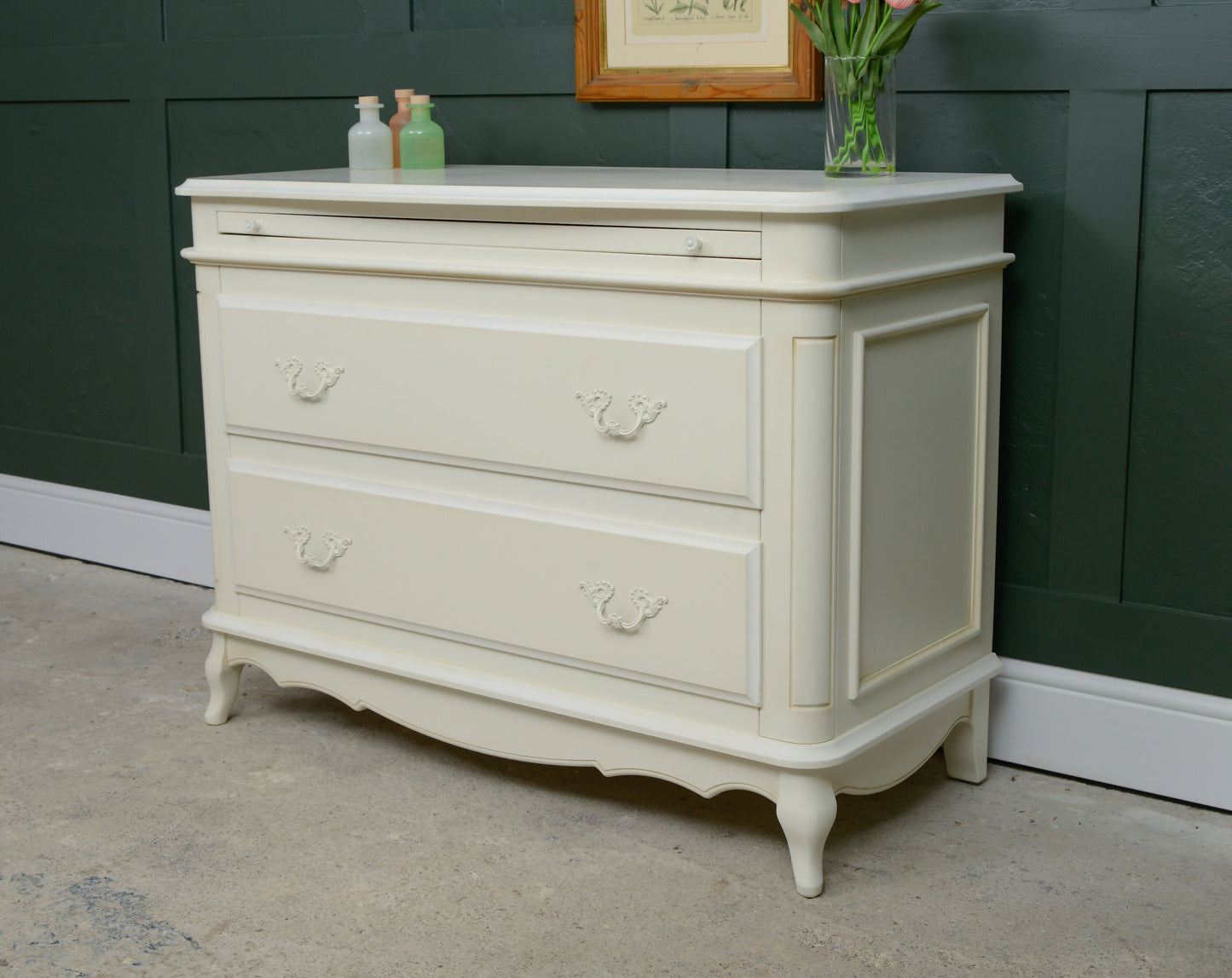 Laura Ashley Provencale Chest of Drawers - Cream Ivory