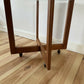 Mid Century Vintage Glass Side Coffee Table Minimalist