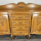 Sideboard Vintage French Louis XVI Style Oak Carved 4 Drawers Cabinet LOT 4075
