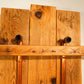 Upcycled pine handmade shelves