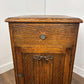 Vintage Oak Bed Side Cabinet
