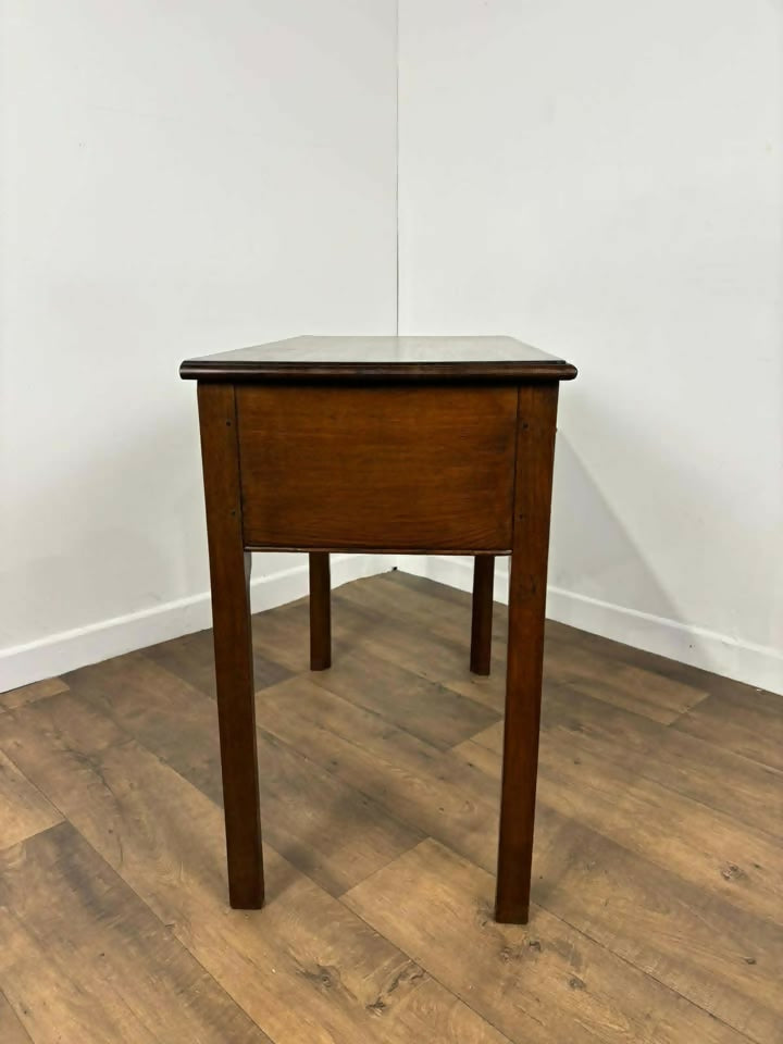 Reproduction Oak Lowboy Console Table