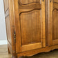 Wardrobe Vintage French Louis XVI Style Oak Three Door Carved Armoire LOT 6508
